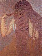 Henri Edmond Cross Woman Combing her Hair USA oil painting reproduction
